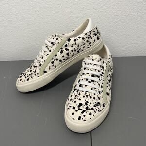 Madewell Sidewalk Sneakers Women's 8 Spotted Genuine Calf Hair MD436